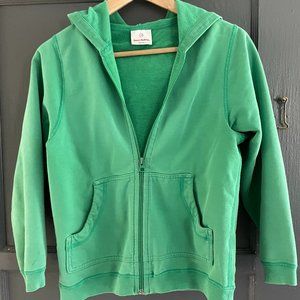 Green Zip Hoodie